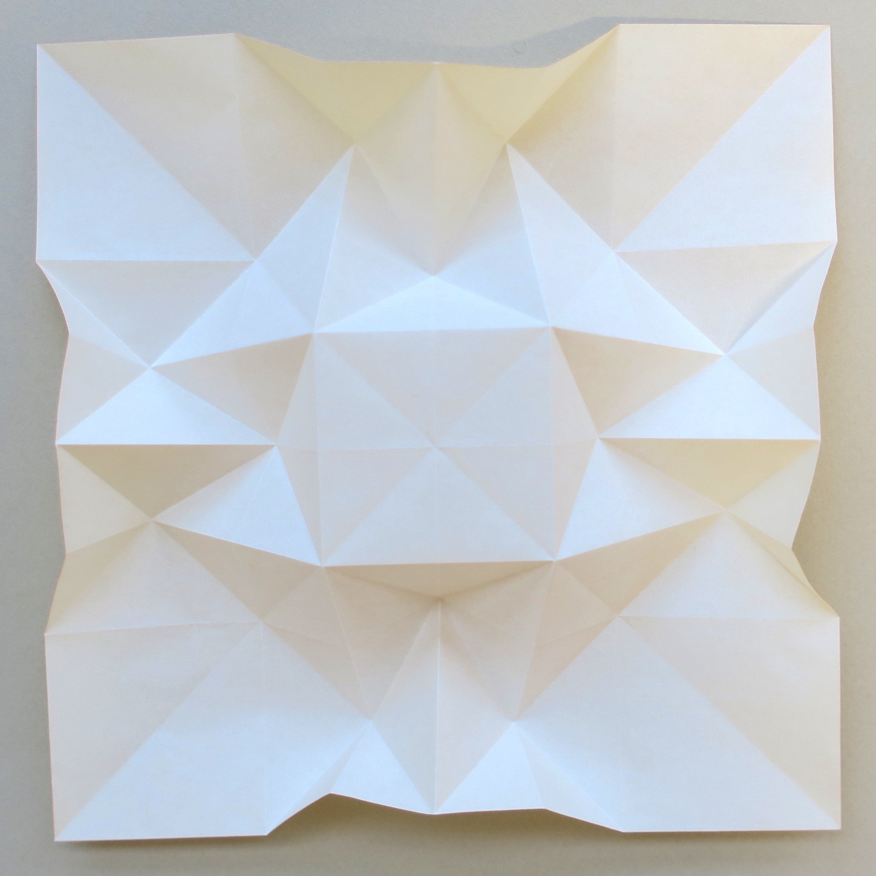 Origami Hydrangea Flower Tessellation