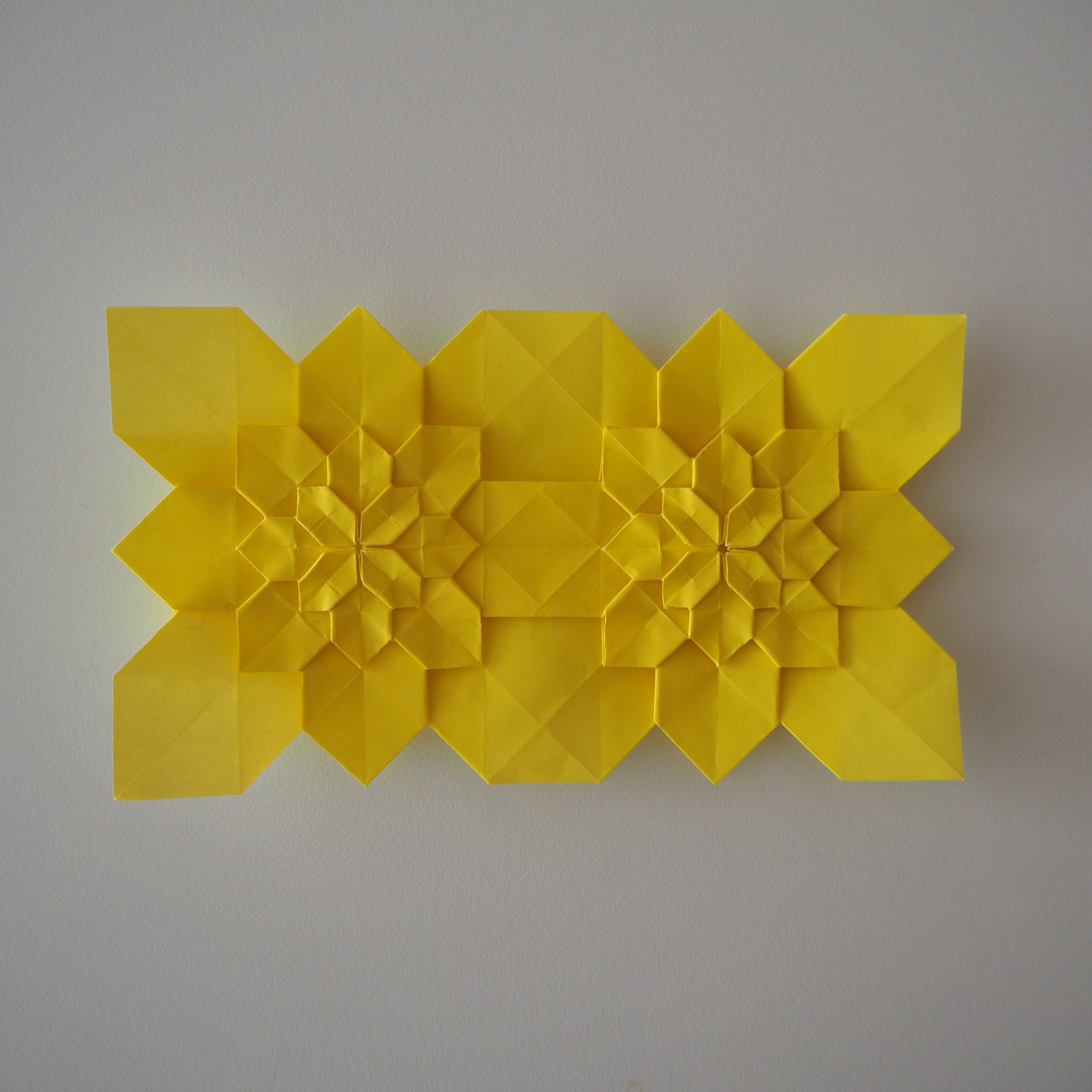 Origami Hydrangea Flower Tessellation