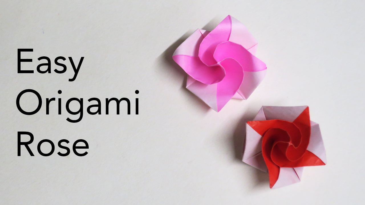 make simple origami roses