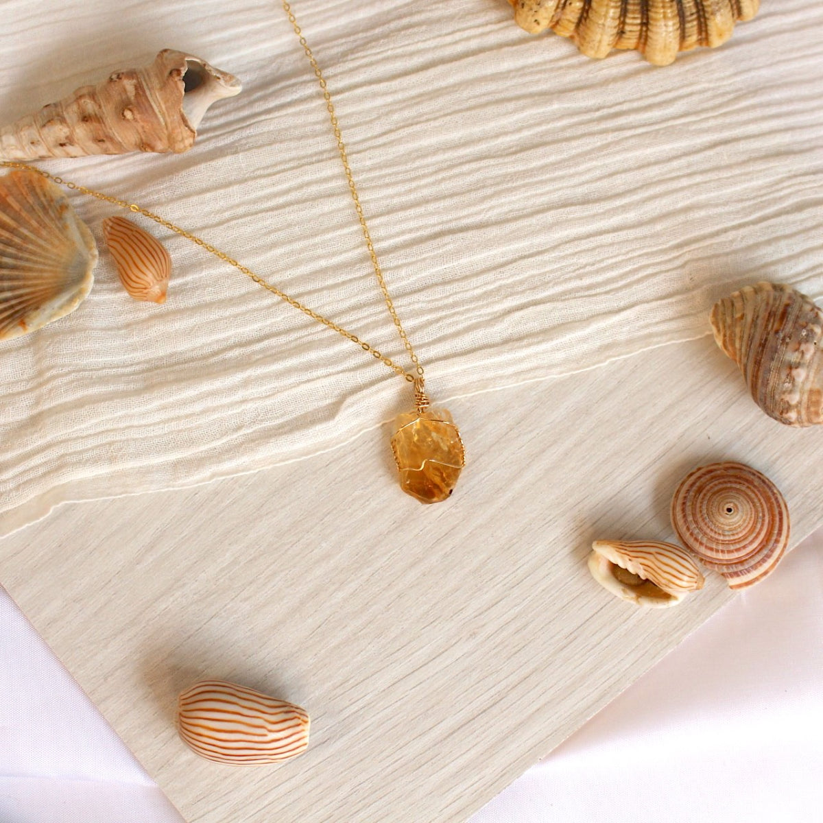 Citrine necklace