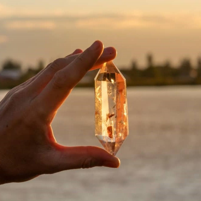 clear quartz charging in sunlight how to charge and use your crystals