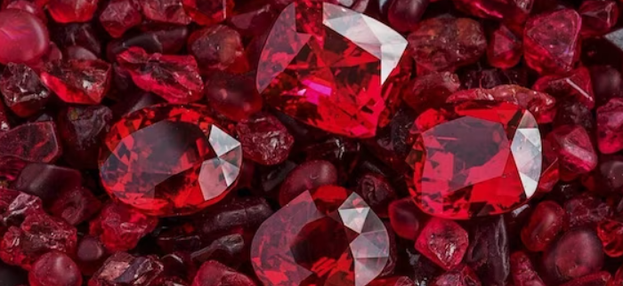 leo birthstone for zodiac crystals cut and raw ruby gemstones 