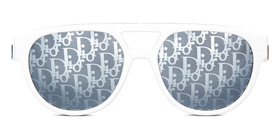 DiorB23 S1I Black Rectangular Sunglasses with Dior Oblique Motif