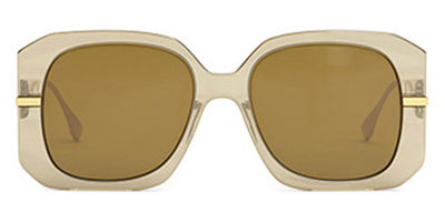 Fendi O'lock Fe40063i 25f Oversized Square Sunglasses in Black