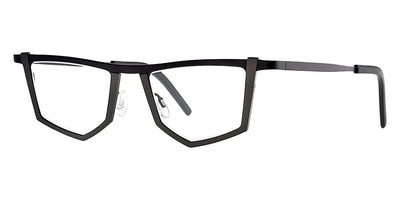 Theo® Grand Central - Black / Green Eyeglasses
