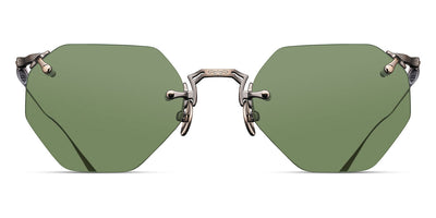 Matsuda Geometric Rimless sunglasses - Green