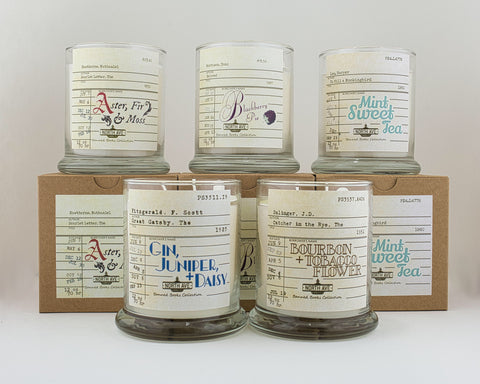 Banned Books Candles -- Candles with an antiquarian aesthetic