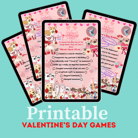 Printable Valentine's Day Games for free