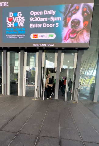 Dog Lovers Show Entrance at Melbourne Convention & Exhibition Centre