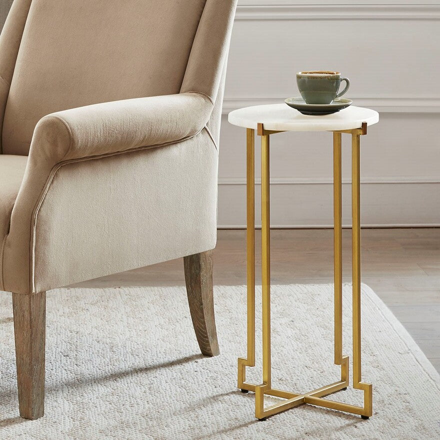 bronze side table