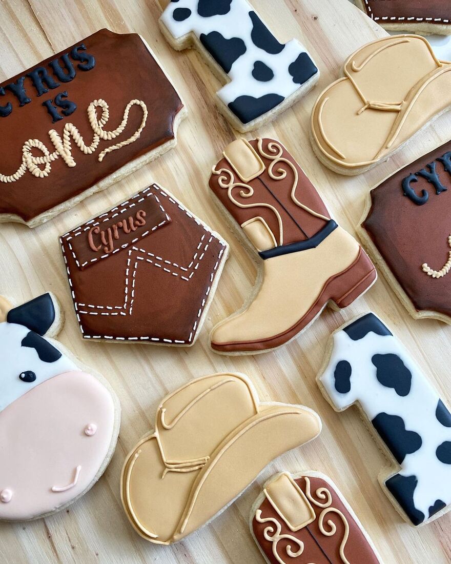 Gingerbread Cowboy Boot Cookies