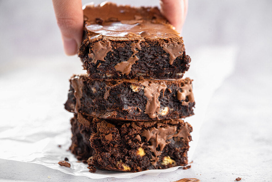 letter brownies