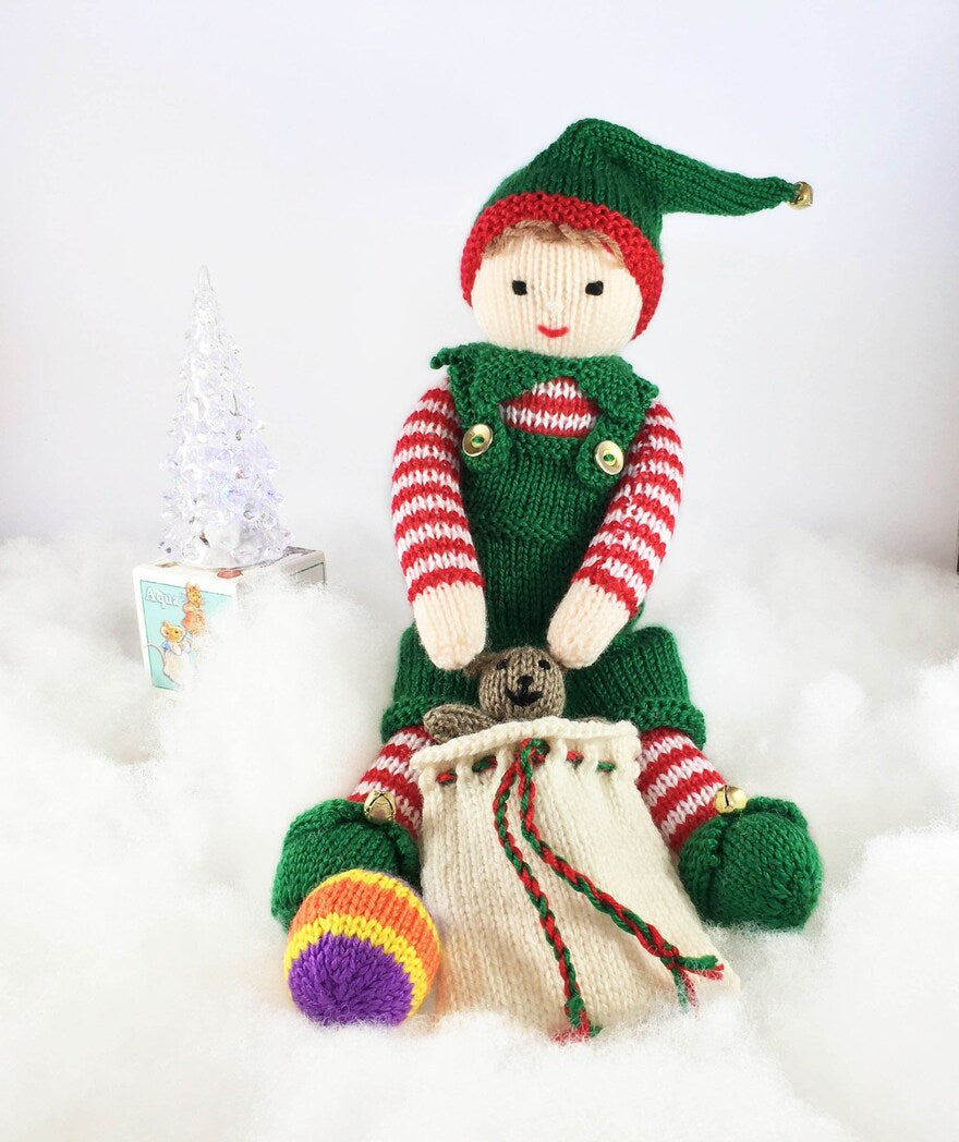 Christmas Elf Toy Knitting Pattern