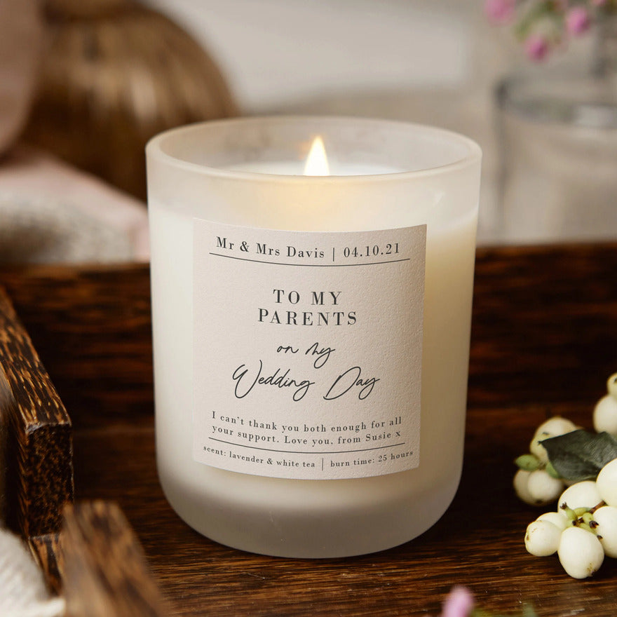 Father of the Bride Scented Candles