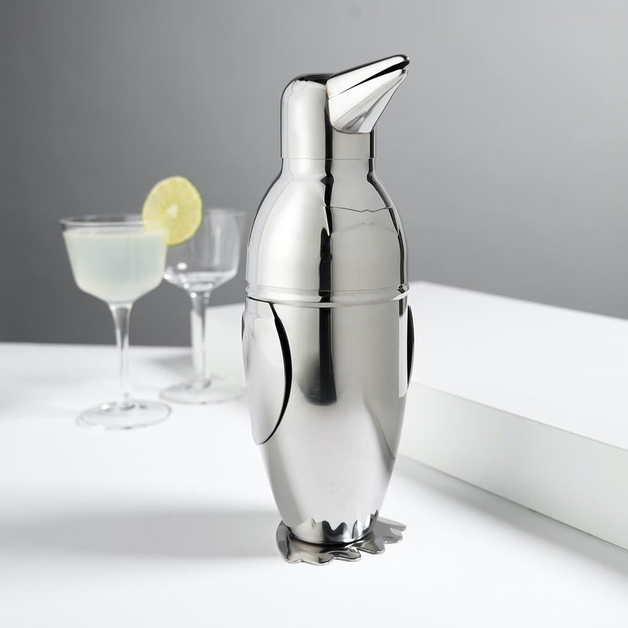 penguin cocktail shaker