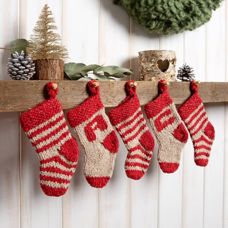 mini christmas stockings