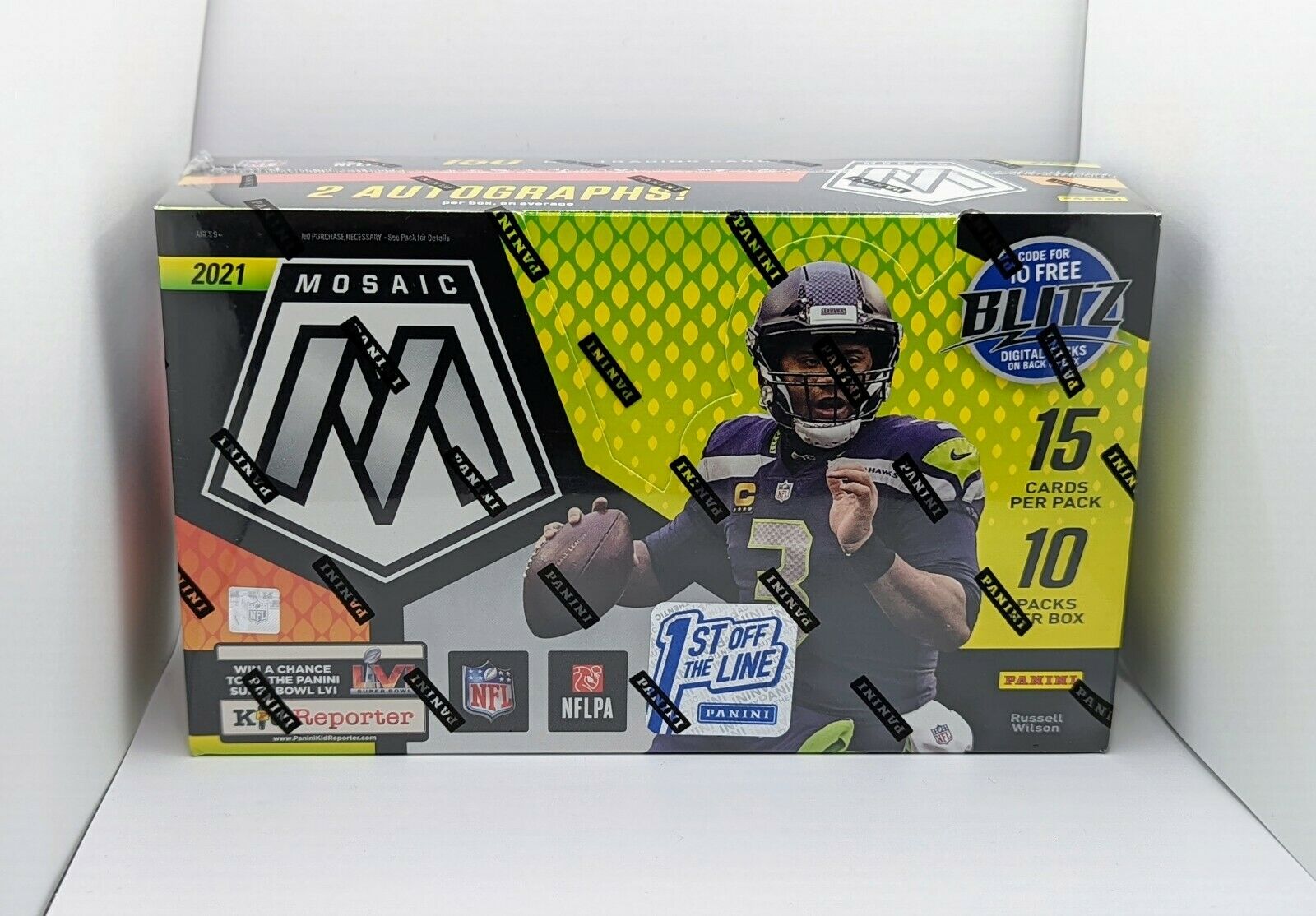 2021 Panini Mosaic Football FOTL Sealed 12 Hobby Box CASE frescocards