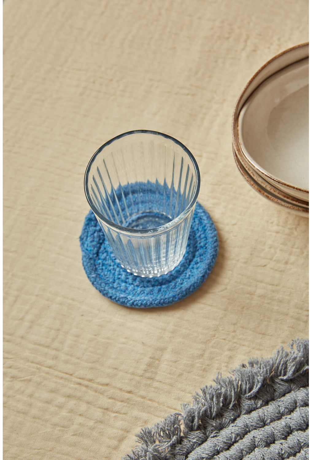 Vera Coaster Blue Set of 4