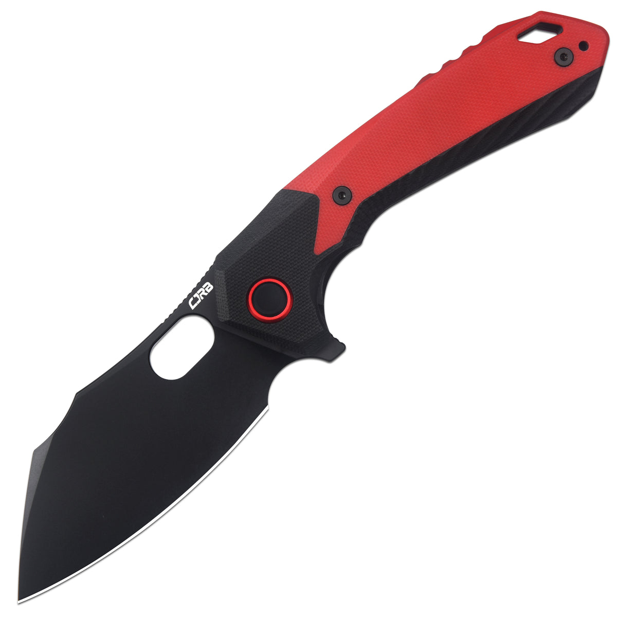 CJRB Tigris Folding Knife - AR-RPM9 Steel, Black PVD Blade, G10 Handle