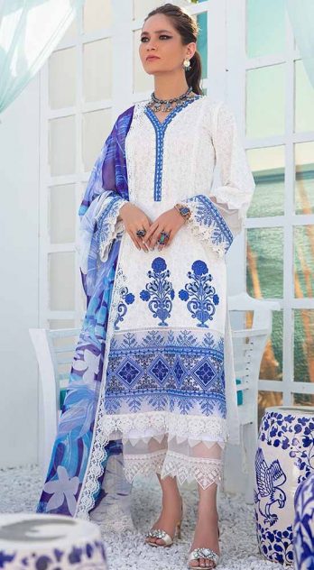 Zainab Chottani Embroidered Lawn 3-Piece Suit ALECIA 05