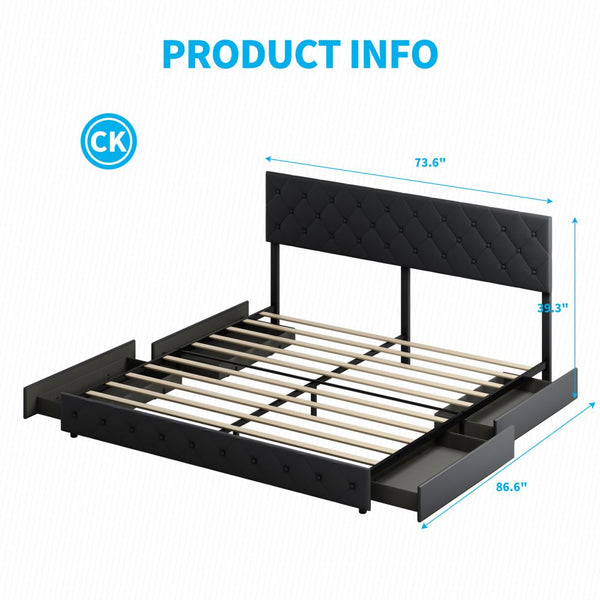 Bed Frame With Storage