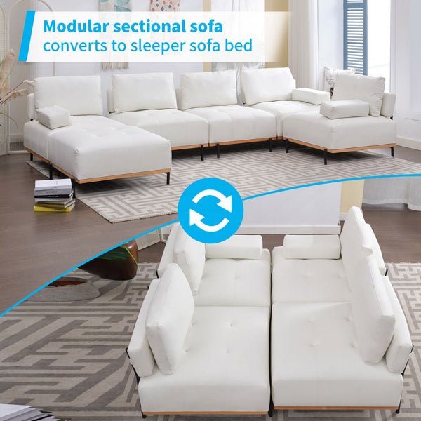 Mjkone Minimalist Design Free Combinatio Modular Sectional Sofa