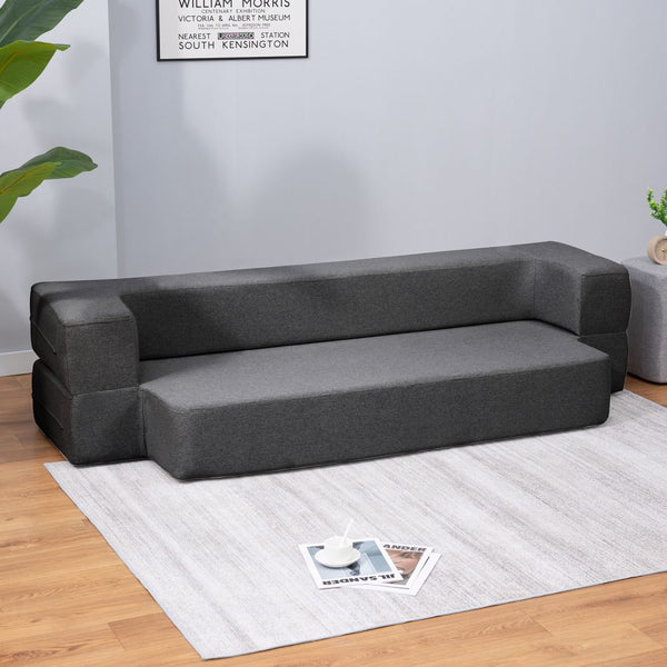 Mjkone Convertible Foldable Futon Sleeper Sofa Couch Bed