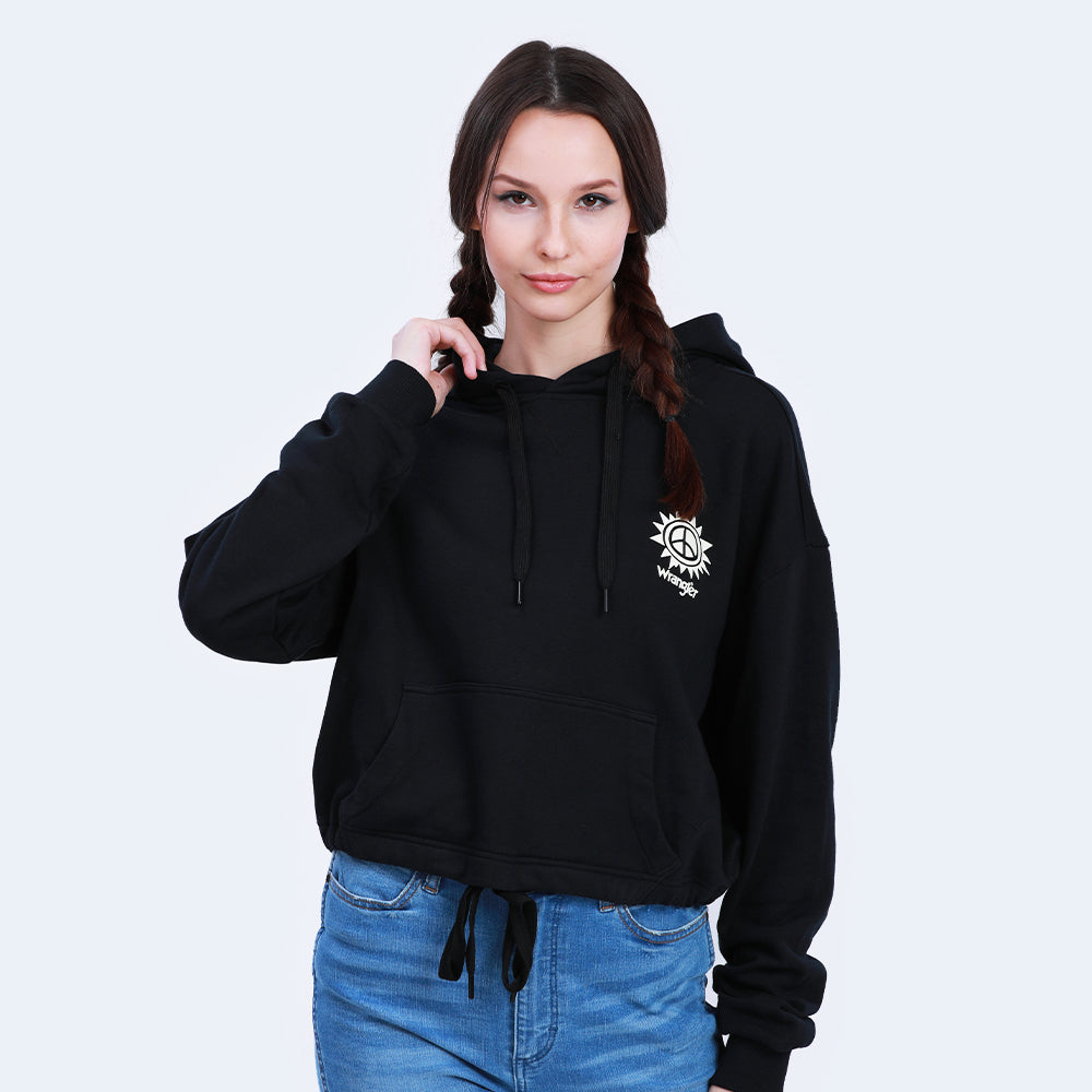 PULLOVER FIT WOMEN'S PULLOVER HOODIE BLACK – Wrangler Thailand