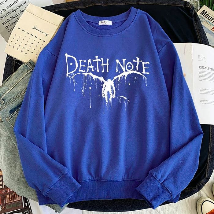 Death Note Long Sleeve Sweatshirt High Quality Anime Sweatshirt