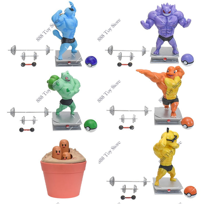 New POKEMON Figures Feature Muscular Ripped Versions of Certain Characters  — GeekTyrant