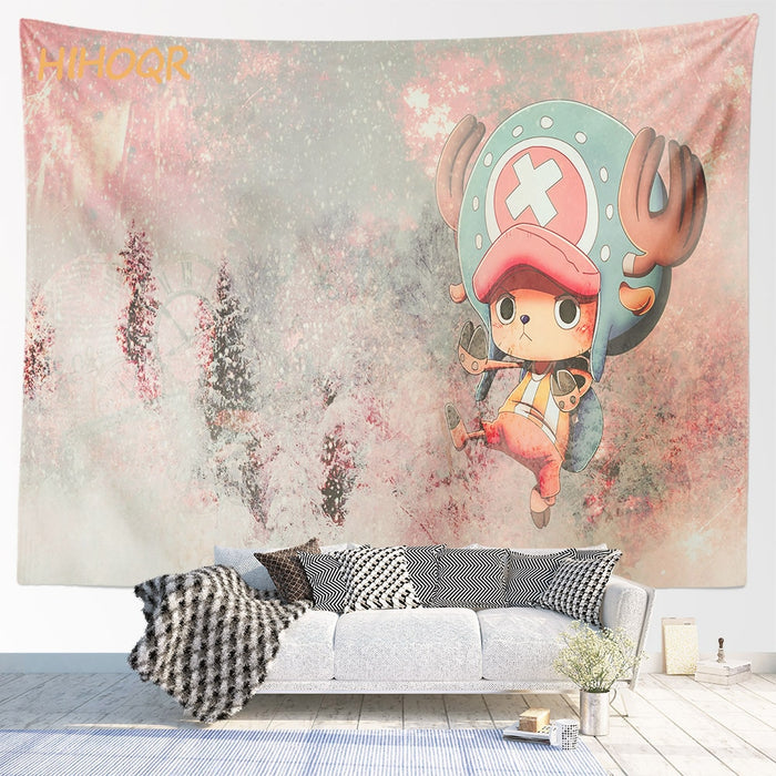 Une pièce Tapisserie murale Anime Toile de haute qualité de l'équipe Luffy  Zoro – OTAKUSTORE