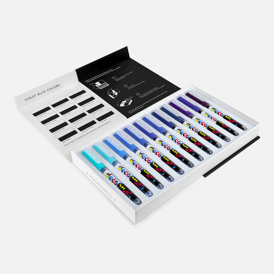 Karin Brushmarker PRO 12pc Neon Set – Karin Markers - North America