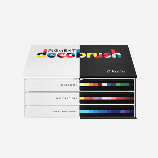 Karin Pigment DecoBrush Markers – ScrawlrBox