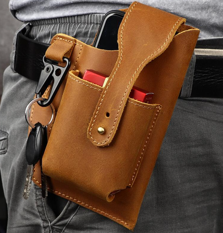 Pochette pour ceinture homme