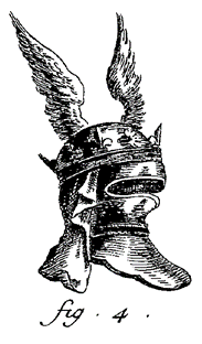 Dessin de casque ailé