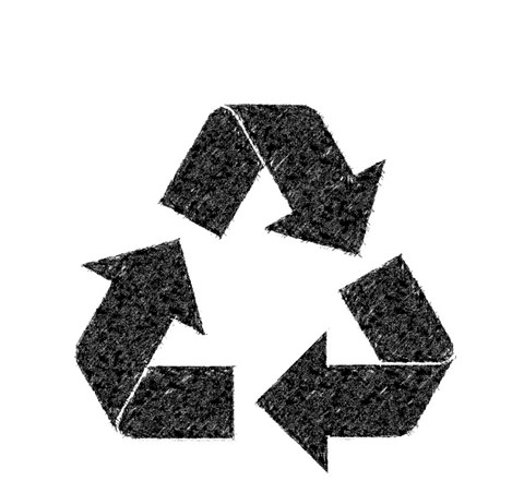 Logo recyclage croquis