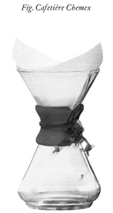 Illustration cafetière Chemex