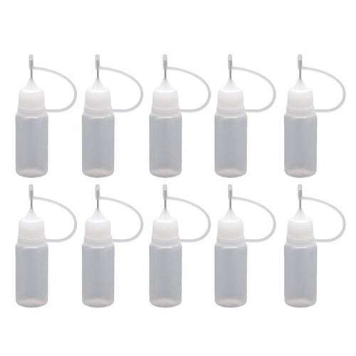 10ml Epoxy Resin Squeeze Bottles With Needle Applicator x 10