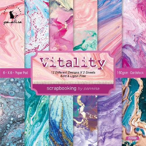 160gsm Scrapbook Cardstock Craft Paper - 6Inch - Vitality