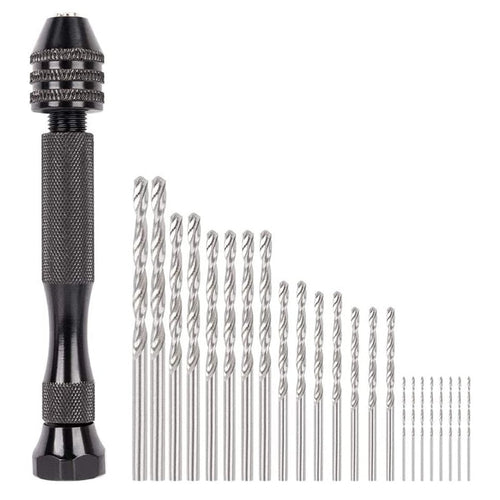 26Pcs Mini Hand Drill Bits Set for Resin