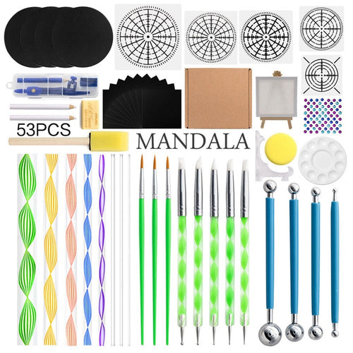 53pcs Mandala Dotting Tools Set