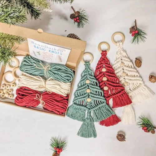 DIY Christmas Tree Macrame Kit