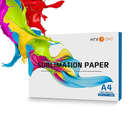 HTVRONT 150 Sheets A4 Sublimation Paper  Heat Transfer Paper for Inkjet Printer