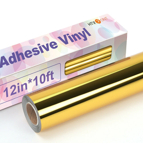 HTVRONT Metallic Foil Permanent Adhesive Vinyl Rolls 30x300cm