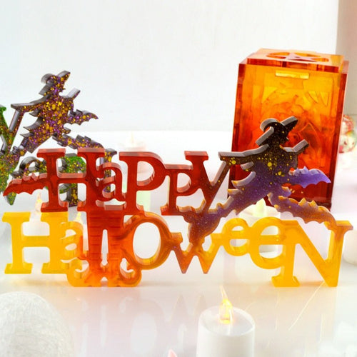 Happy Halloween Sign Silicone Mould