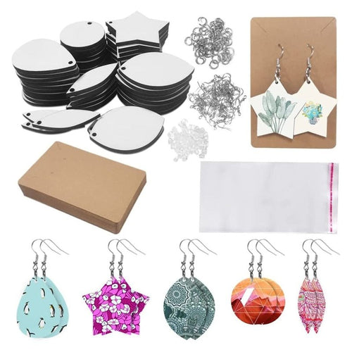 Heat Transfer Blank Earring Sublimation Starter Kit