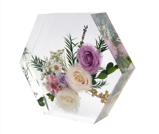 Hexagon Silicone Mould Set Resin Flower Preservation – Craft Outlet  Australia