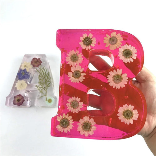 Large Letter & Number Silicone Moulds