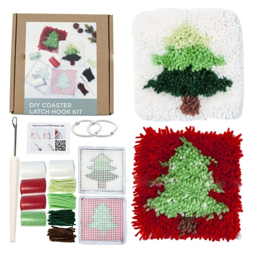 Mini Latch Hook Beginner Kits - Christmas Tree