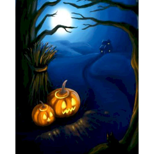 Painting By Numbers Halloween Jack O Lanterns